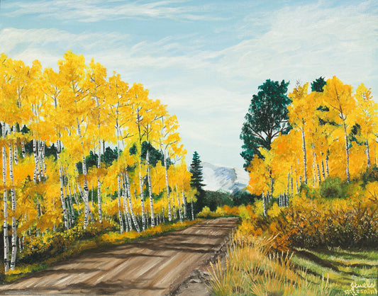 Aspenglow in the Rockies