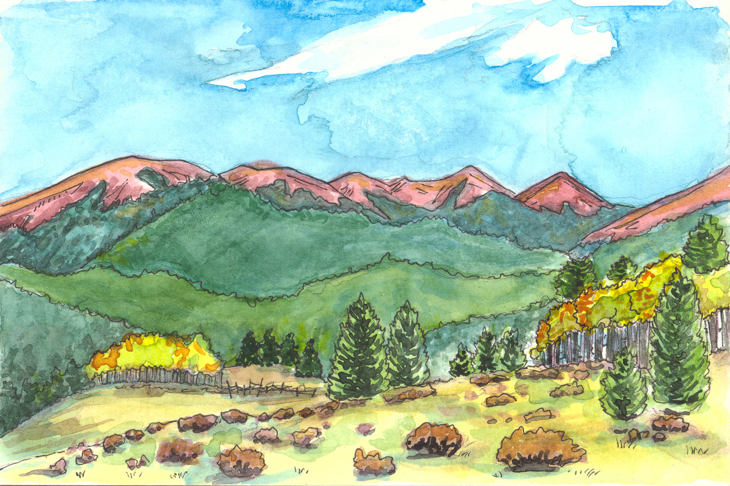 Colorado Vistas Postcard Set